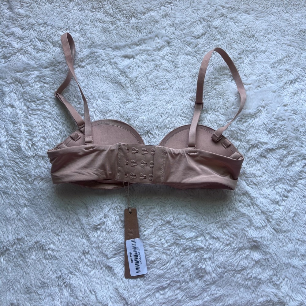 Skims Women's Ultimate Push-Up Strapless Bra Clay BA-BAN-9056 Size 30A NWT - Picture 7 of 12